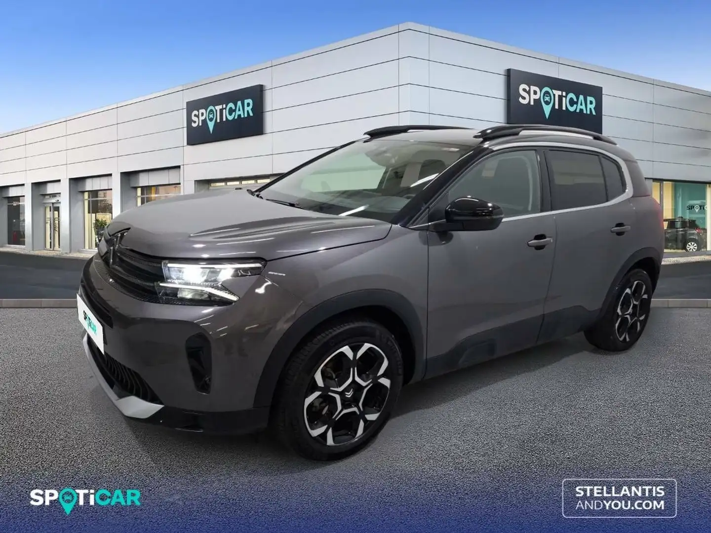 Citroen C5 Aircross HYBRID 100kW (136CV) e-DCS6 Plus Gris - 1