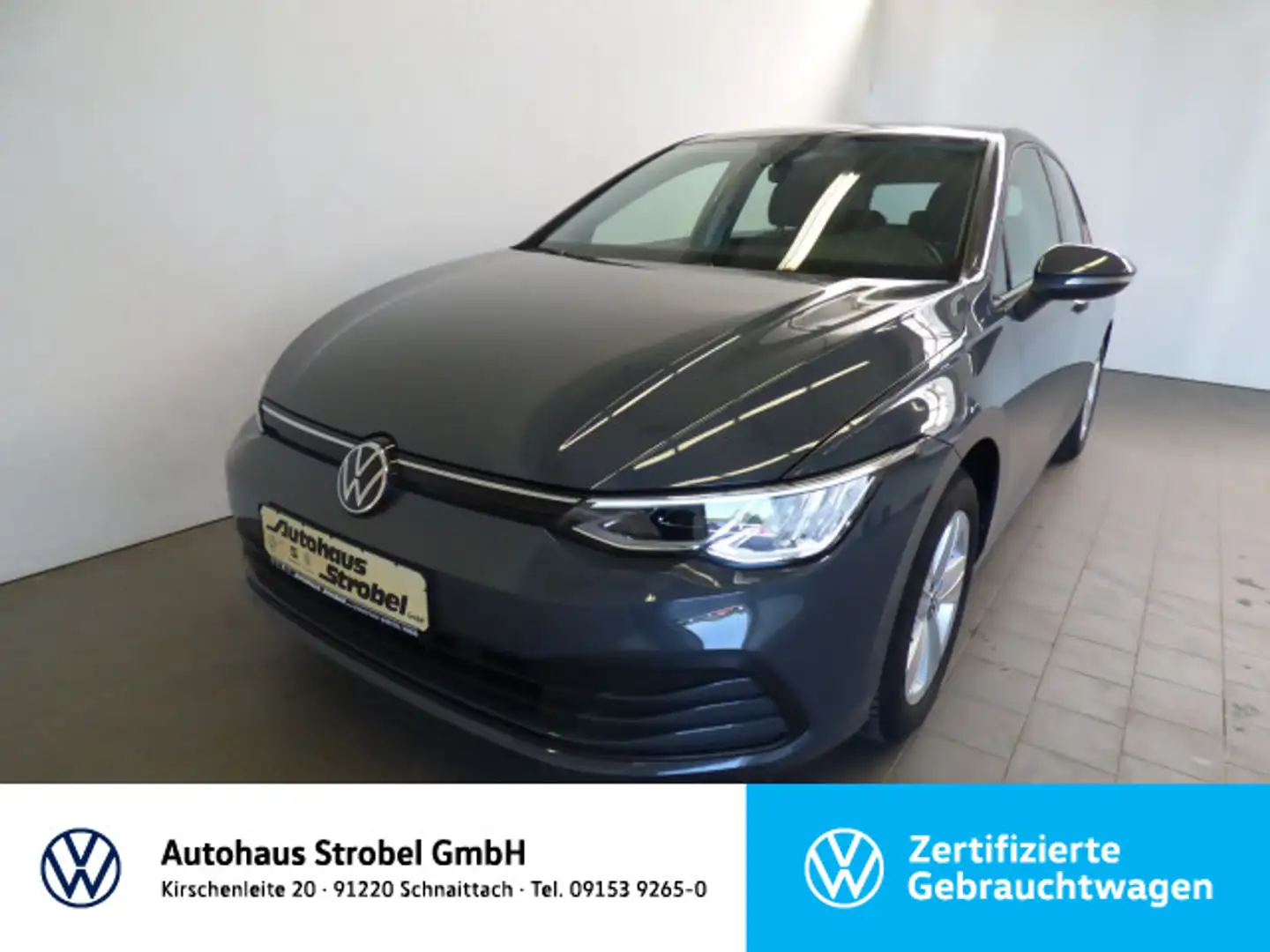 Volkswagen Golf VIII 1.0 eTSI DSG Life AHK ACC LED Lane-Ass Grau - 1