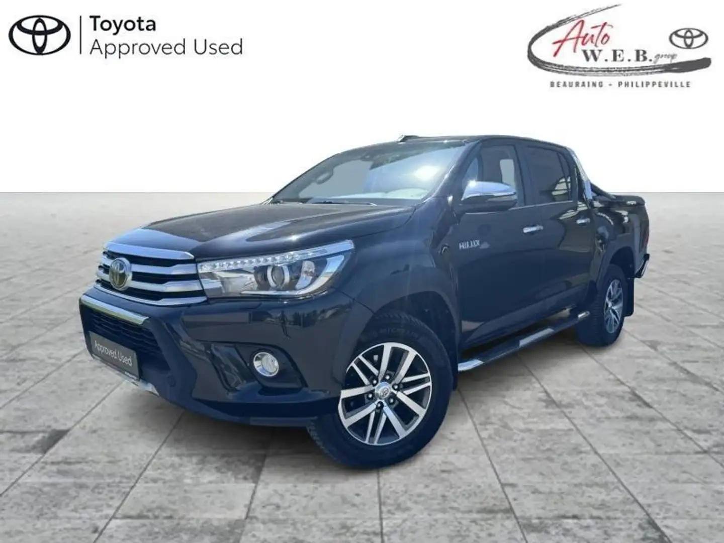 Toyota Hilux Double Cab 2.4 D-4D 6AT Lounge Schwarz - 1