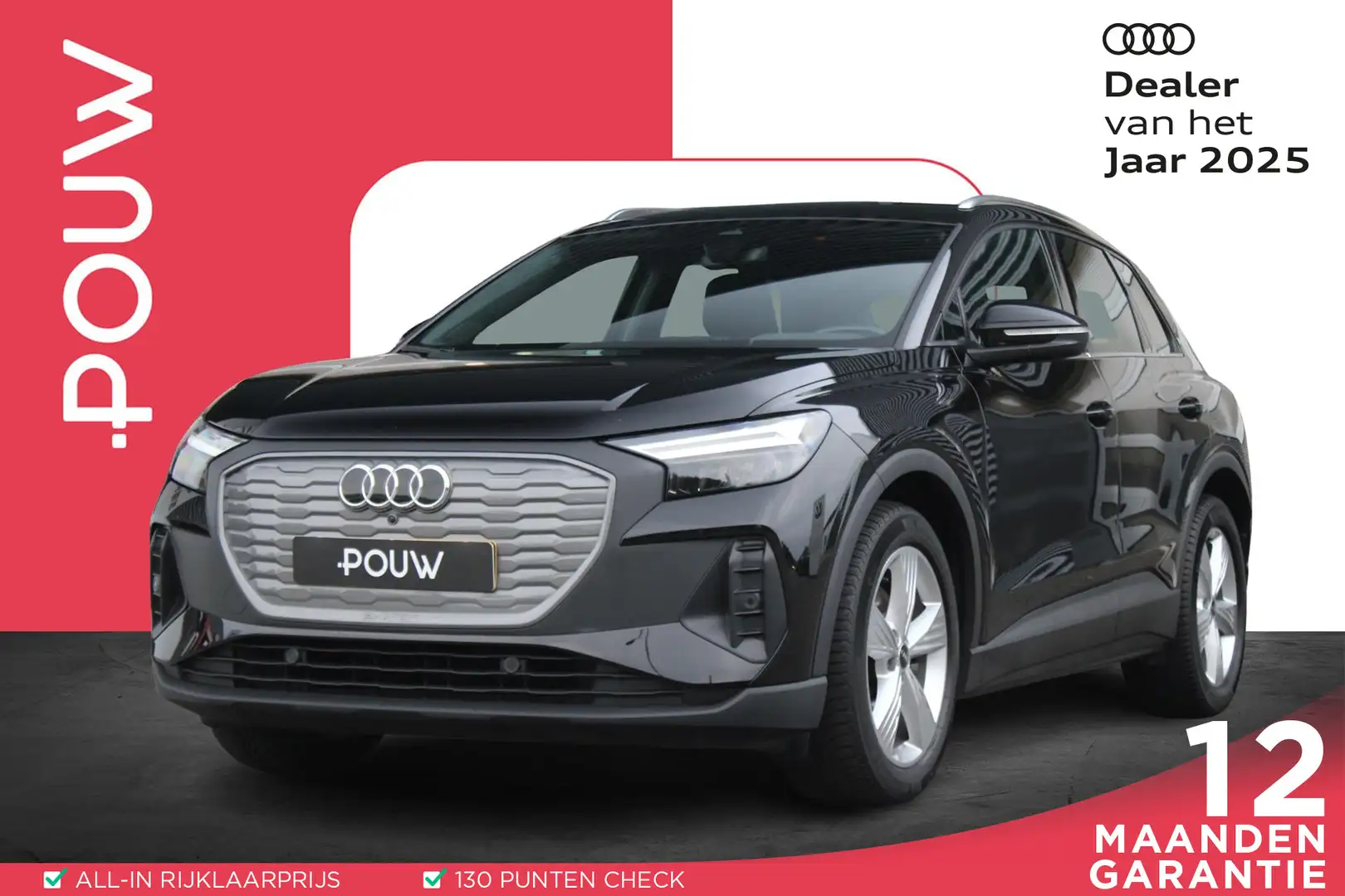 Audi Q4 e-tron 35 Edition 170pk 55kWh | Stoelverwarming | Elektri Zwart - 1