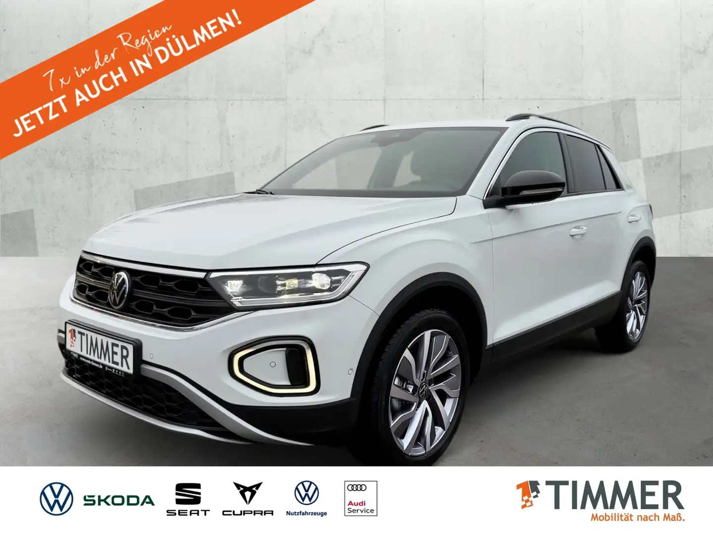 Volkswagen T-Roc GOAL 1.5 l TSI OPF 150 PS Weiß - 1