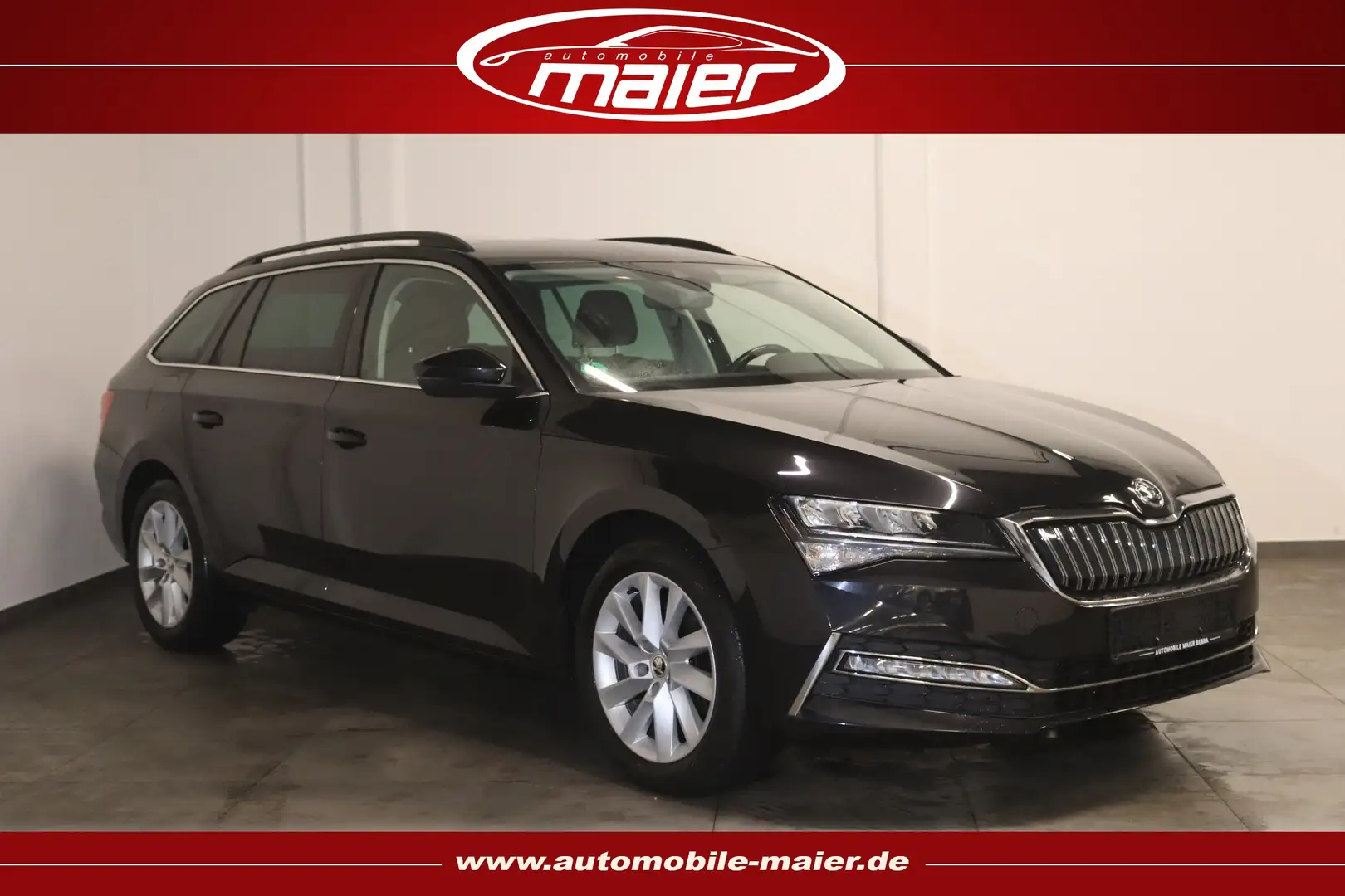Skoda Superb Ambition iV Virt.-Navi-Tempo-LED-SHZ-PDC- Schwarz - 1