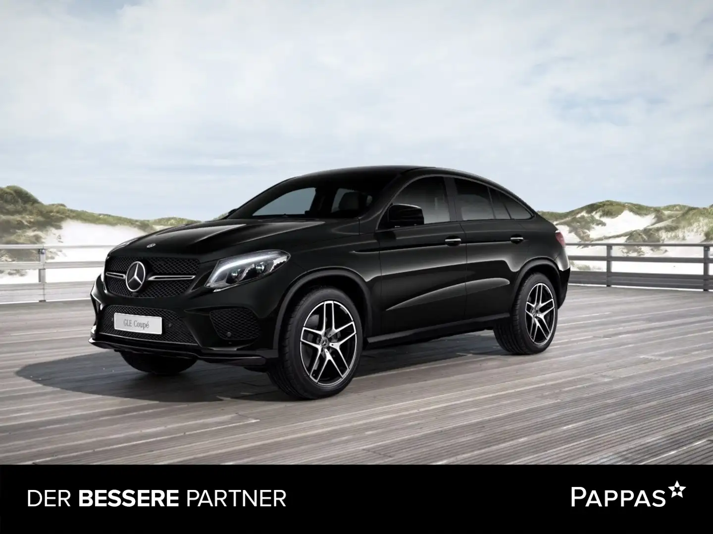 Mercedes-Benz GLE 400 4MATIC Coupé Distr PTS Pano Airm Cam AHK Schwarz - 1