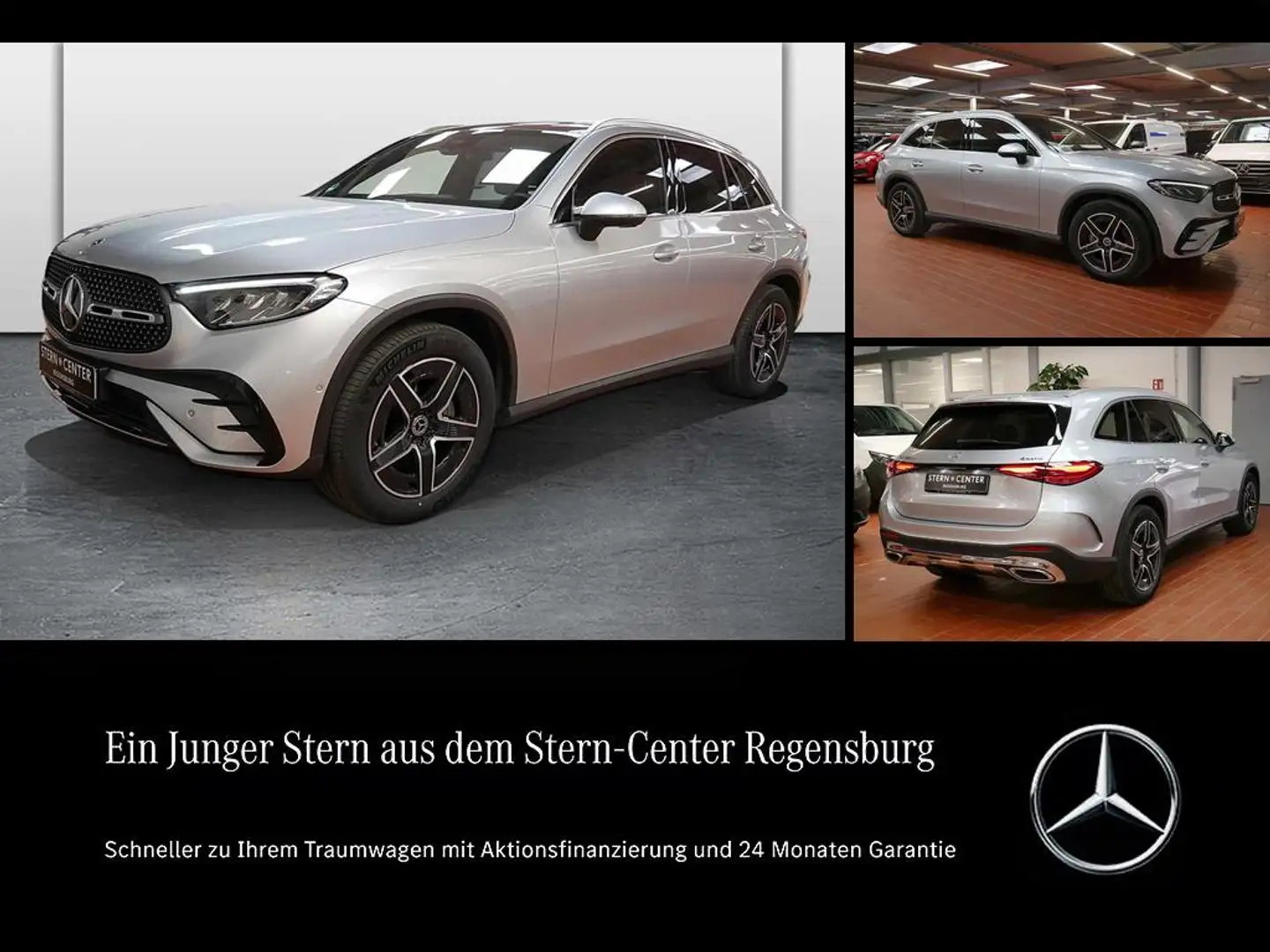 Mercedes-Benz GLC 220 d 4MATIC AMG+MEMORY+PANO+AHK+WINTER-Pak. Silber - 1