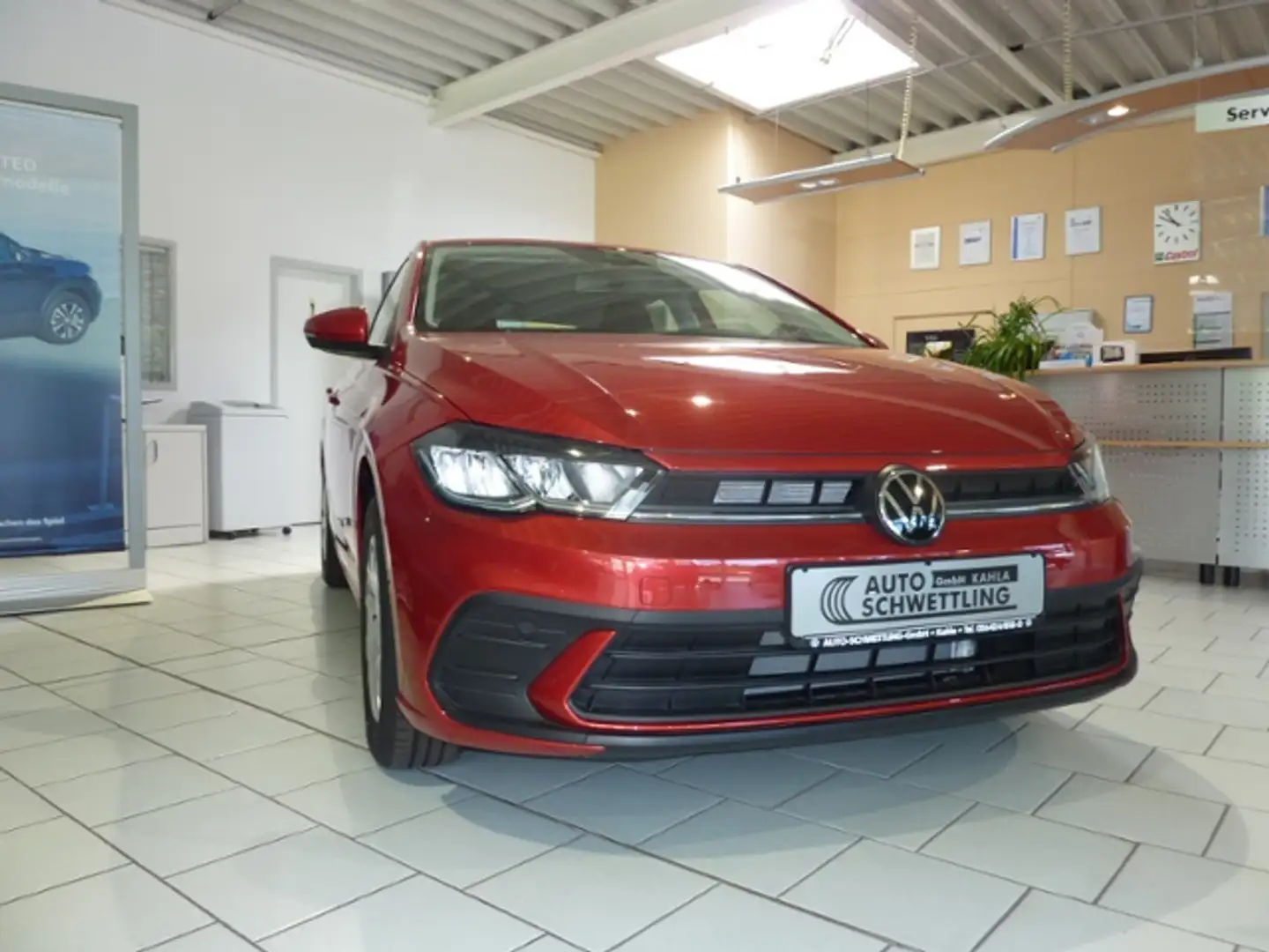 Volkswagen Polo 1.0 TSI Life (EURO 6d) KLIMA LED Rood - 2