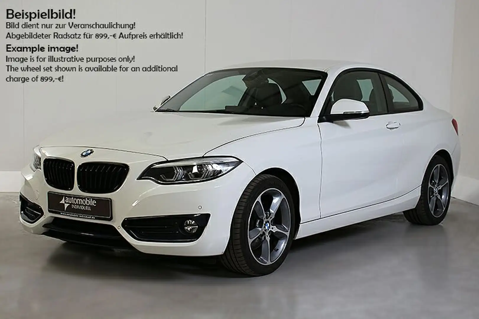 BMW 220 i Coupe Sport Line Navigation H&K DAB LED Blanc - 1