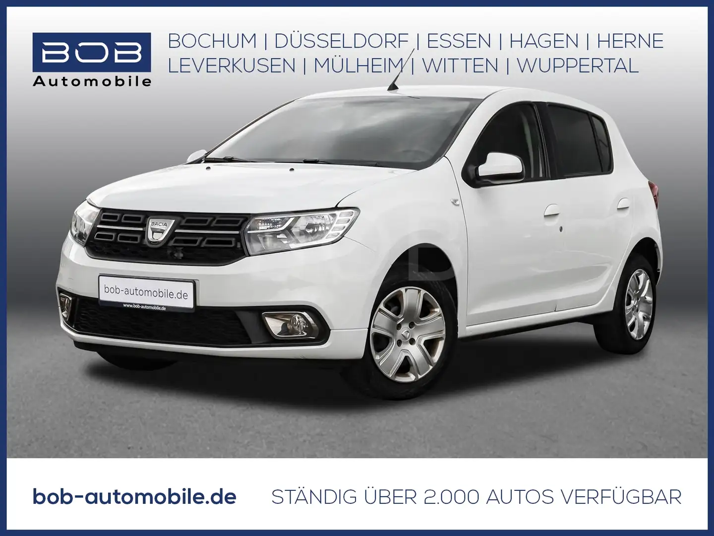 Dacia Sandero Comfort SCe 75 NAVI KLIMA PDC GJR eFH BT Weiß - 1