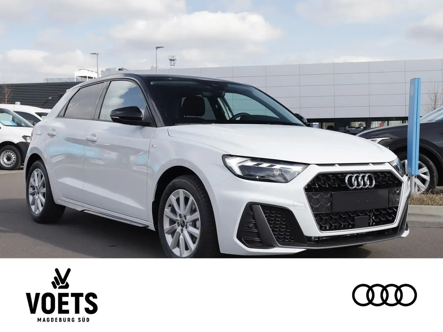 Audi A1 Sportback 25 TFSI S line SH+GJR+LED Weiß - 2