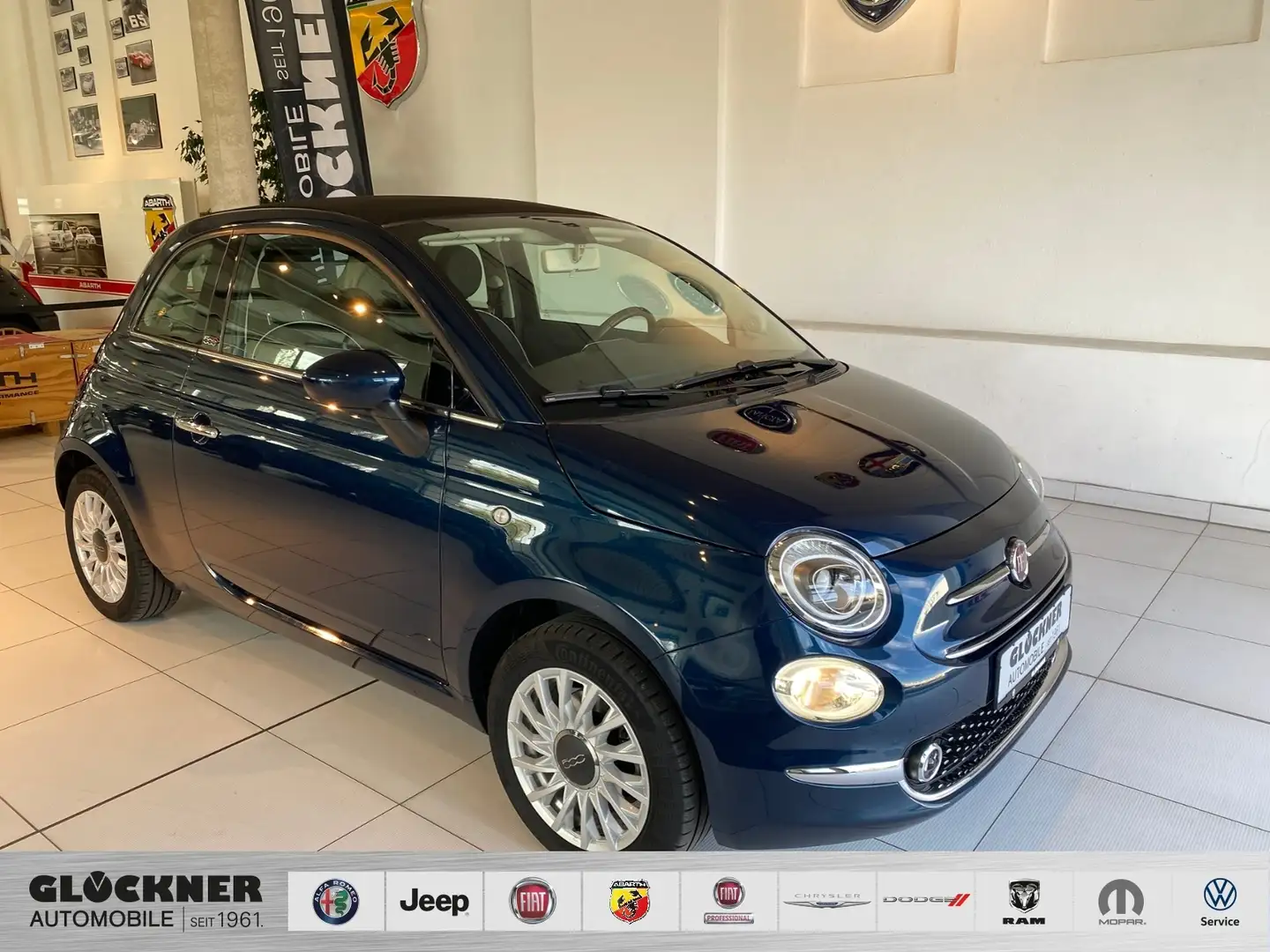 Fiat 500C Lounge 1.2 Blau - 1