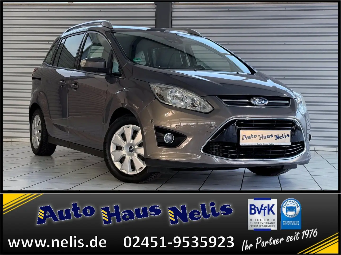 Ford Grand C-Max 1,6 TDCI Business Edition AHK NaviSY Hnědá - 1