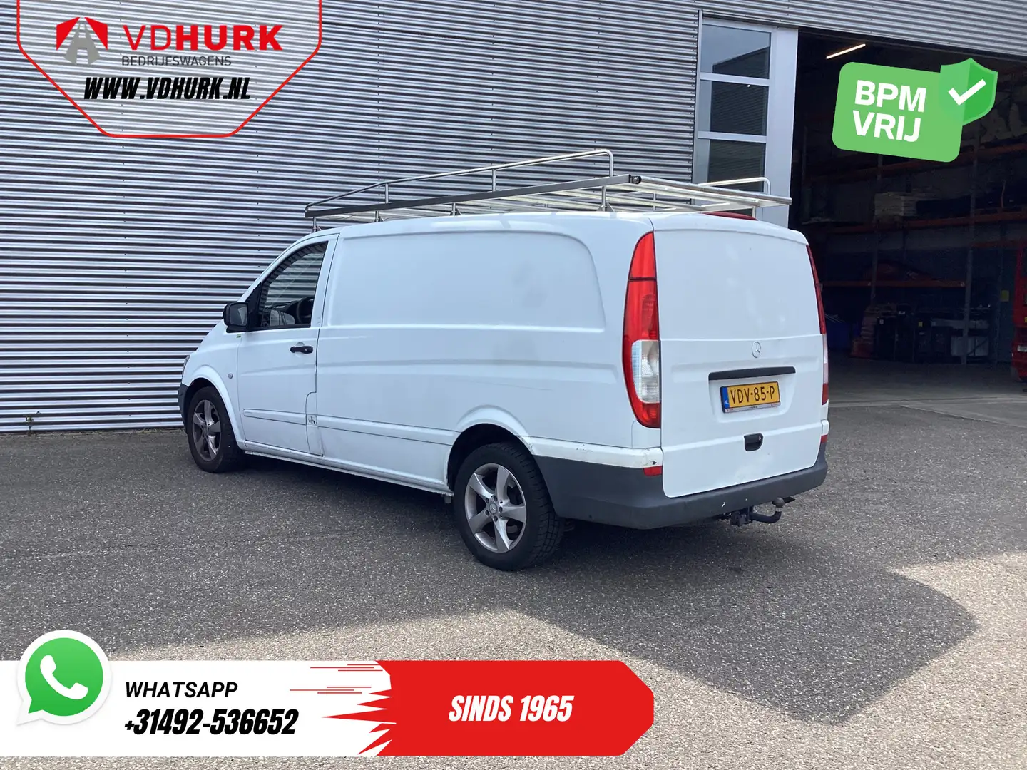 Mercedes-Benz Vito 113 CDI L2 EXPORT ONLY Imperiaal/ LMV/ Trekhaak Wit - 2