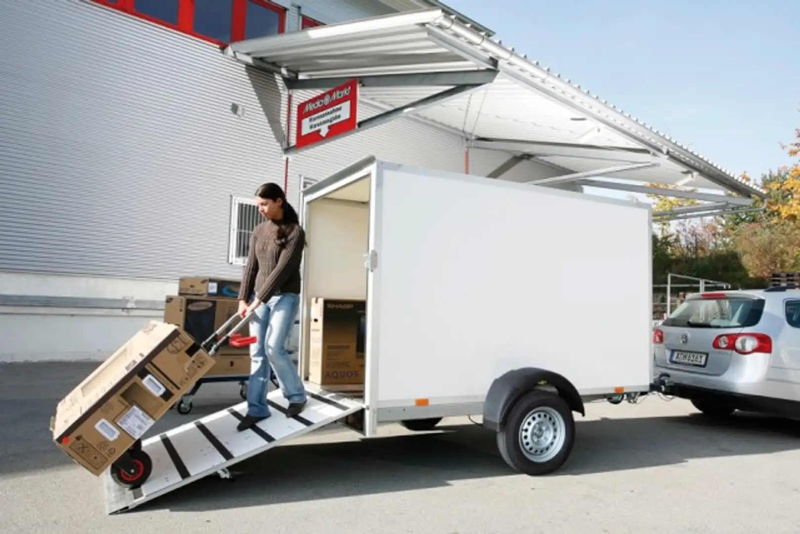 Humbaur Koffer HK 132513-15P, 1,3 t. 2510 x 1310 x 1520 mm Weiß - 2