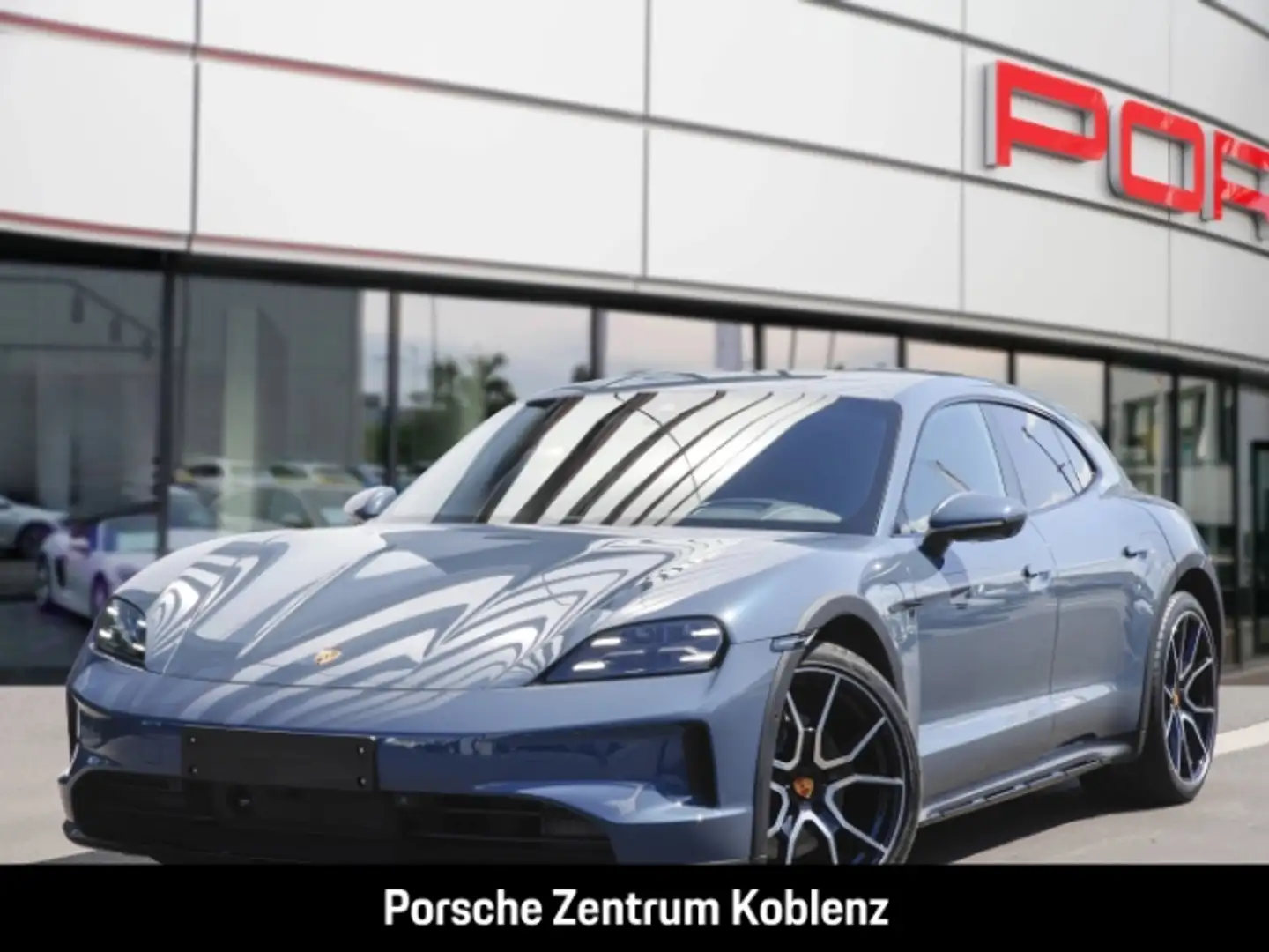 Porsche Taycan 4 Cross Turismo Bleu - 1