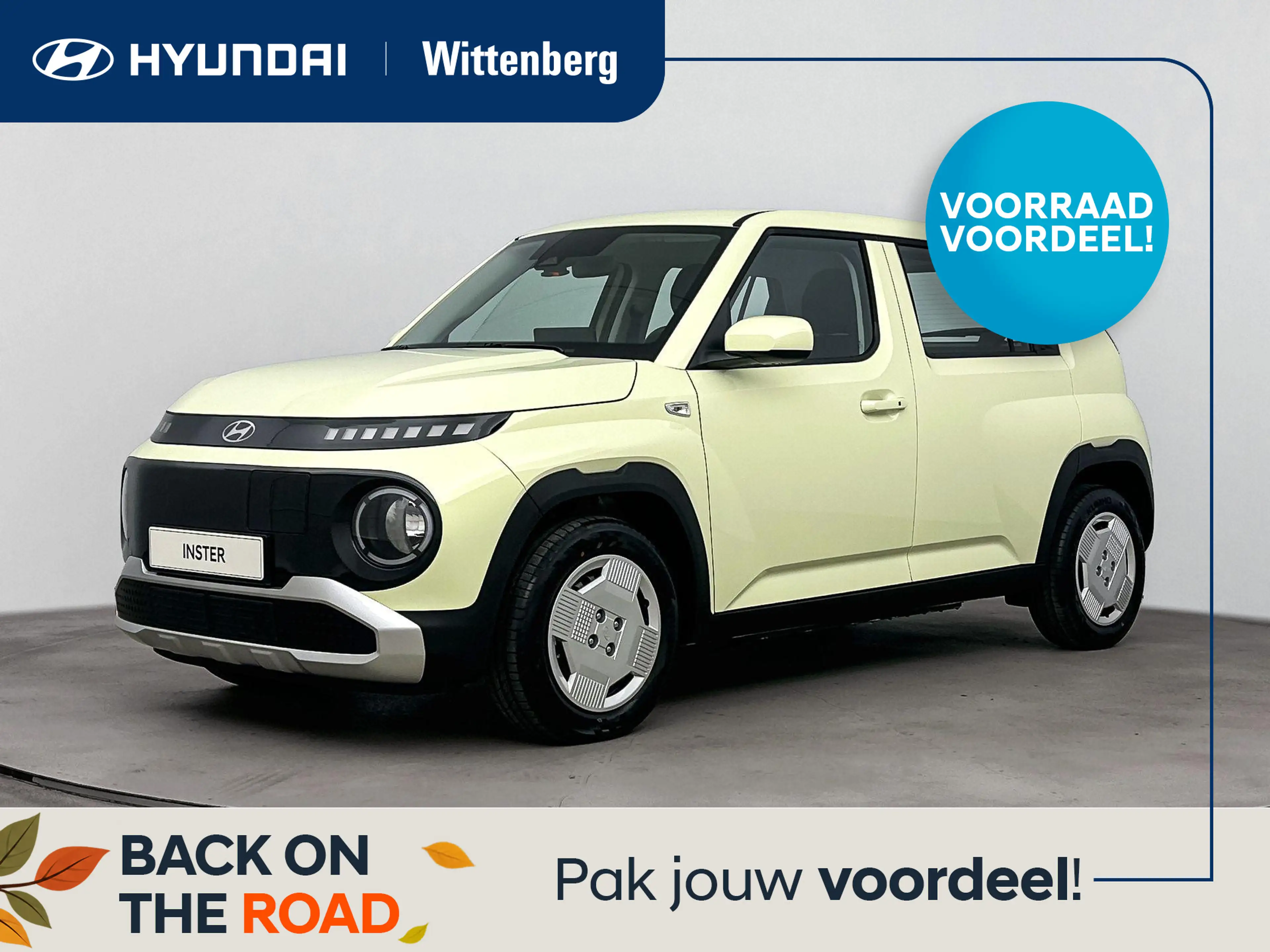 Hyundai Inster E-Motion + Comfort Pack 49 kWh | Stuur - en Stoelv