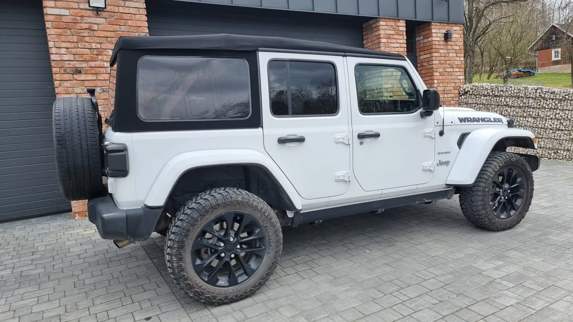 Jeep Wrangler Wrangler Unlimited 2.0 T-GDI Softtop AWD Automatik Weiß - 2