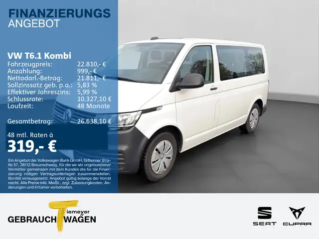 Volkswagen T6.1 Kombi 9-SITZE NAVI KLIMA