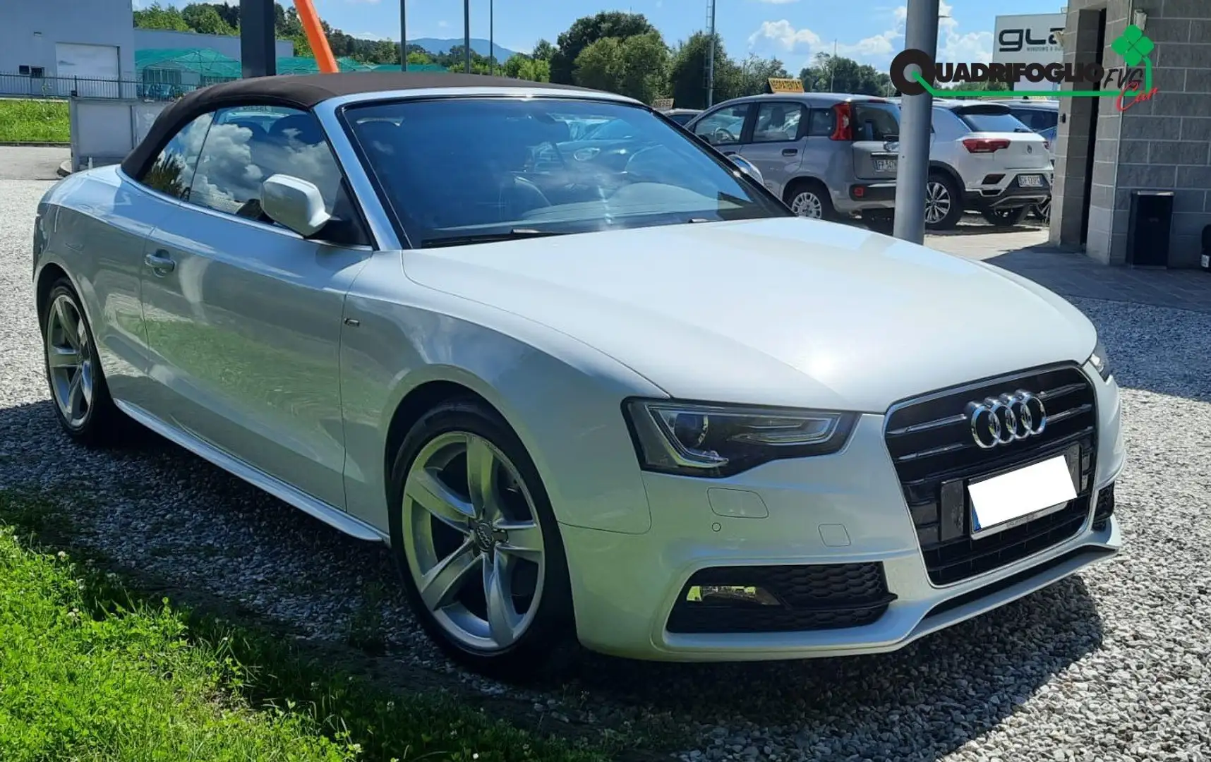 Audi A5 A5 Cabrio S-Line 2.0 tdi 190cv multitronic Bianco - 2