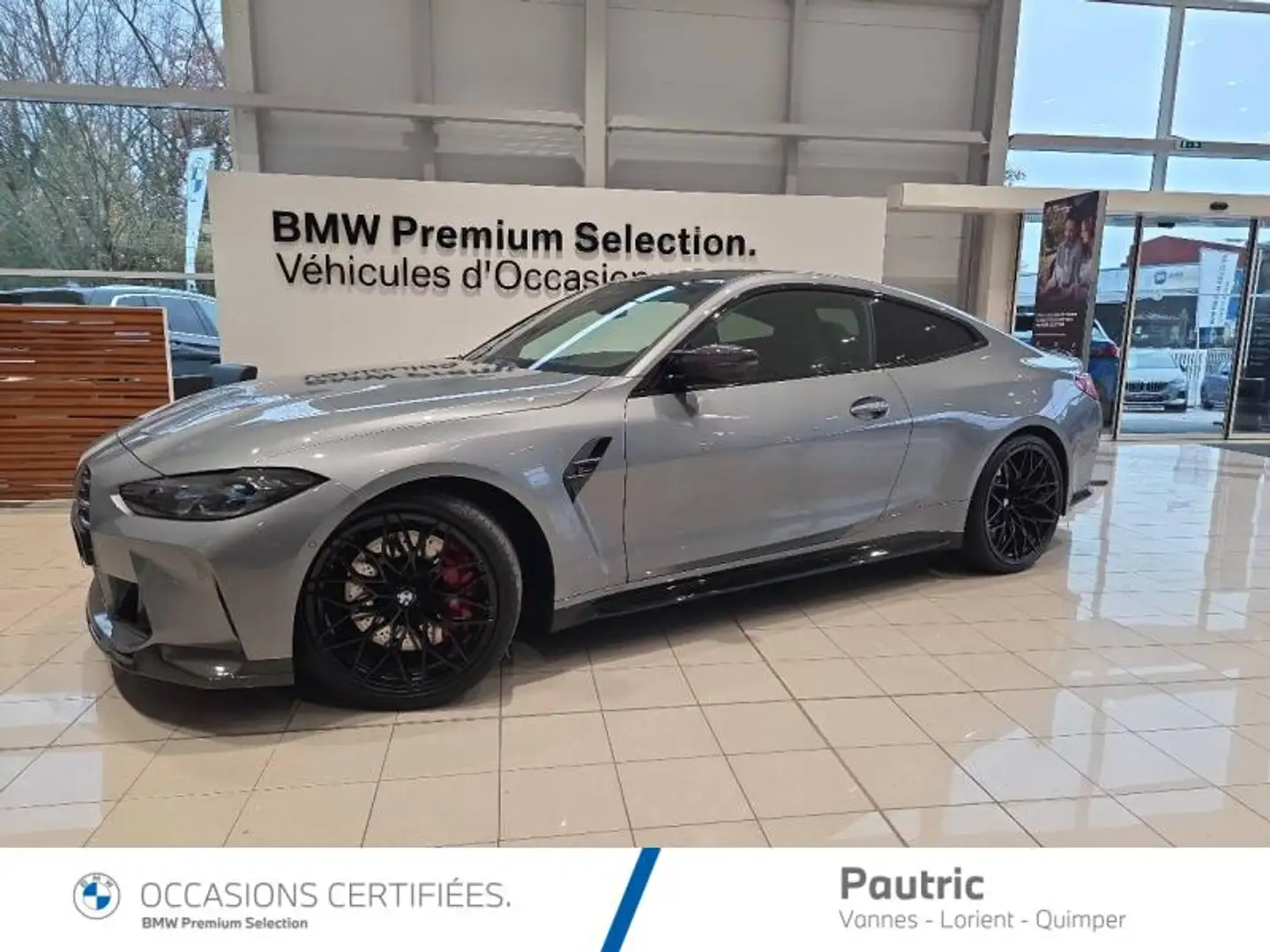 BMW M4 3.0 510ch Competition xDrive Gris - 1