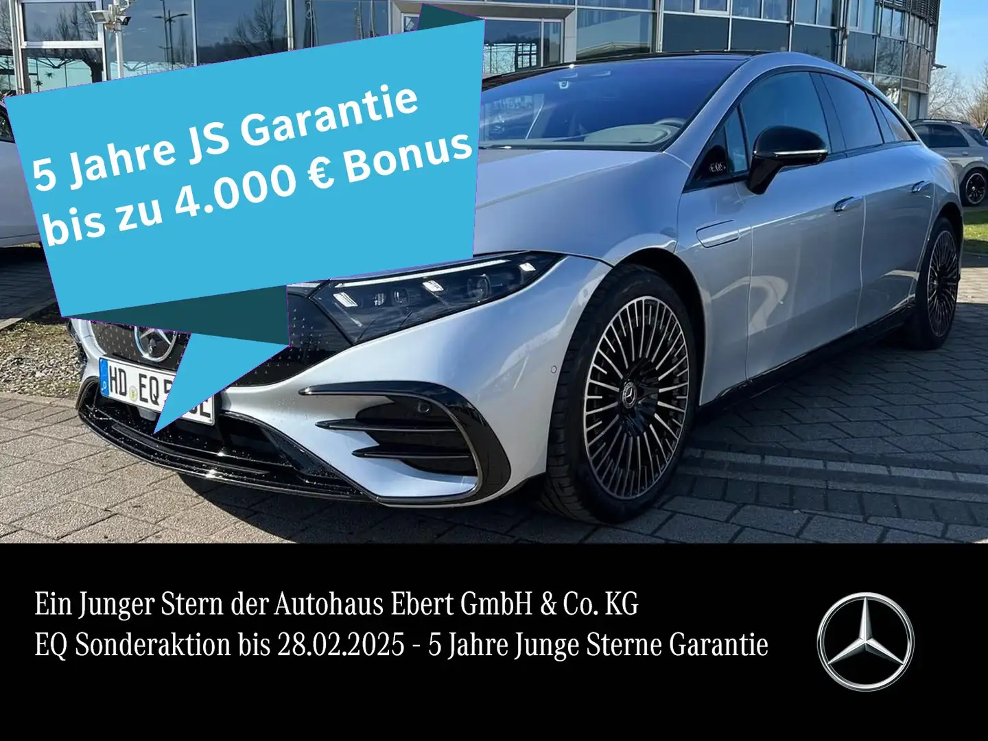 Mercedes-Benz EQS 580 4M AMG Premium+ HYPER Massage HAL Carbon Silber - 1