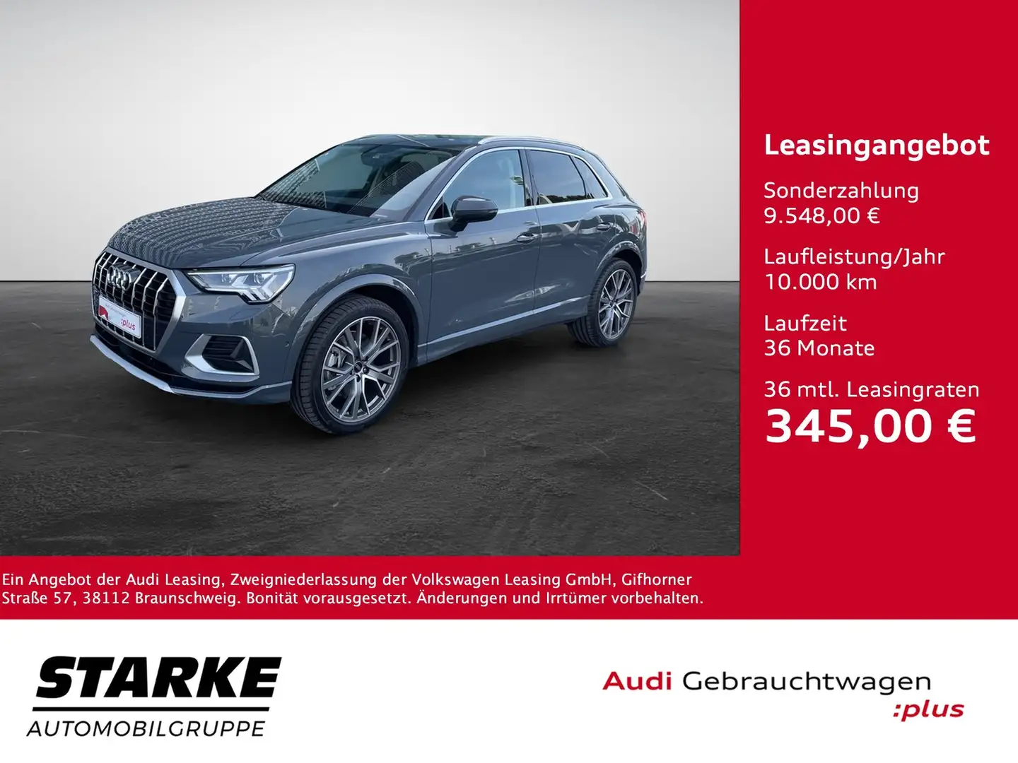 Audi Q3 40 TFSI S tronic quattro advanced Szürke - 1