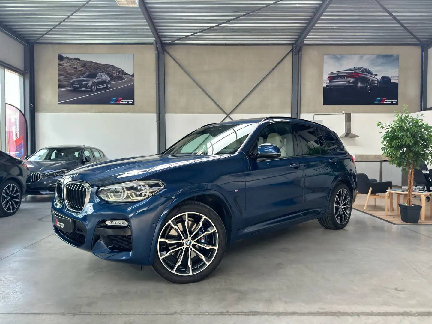 BMW X3 2.0iA xDrive30i M-Sport, 05/2018, 72.000kms Bleu - 1