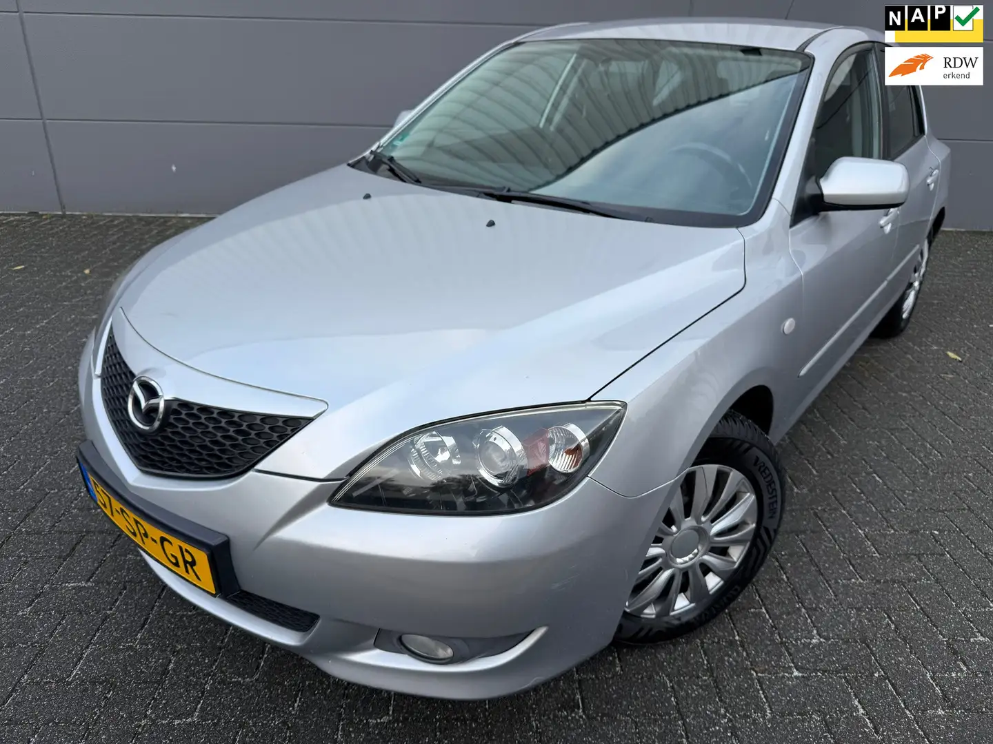 Mazda 3 Sport 1.6 Touring*Airco ECC*APK*NAP*Elkt-Ramen*3eE Gris - 1