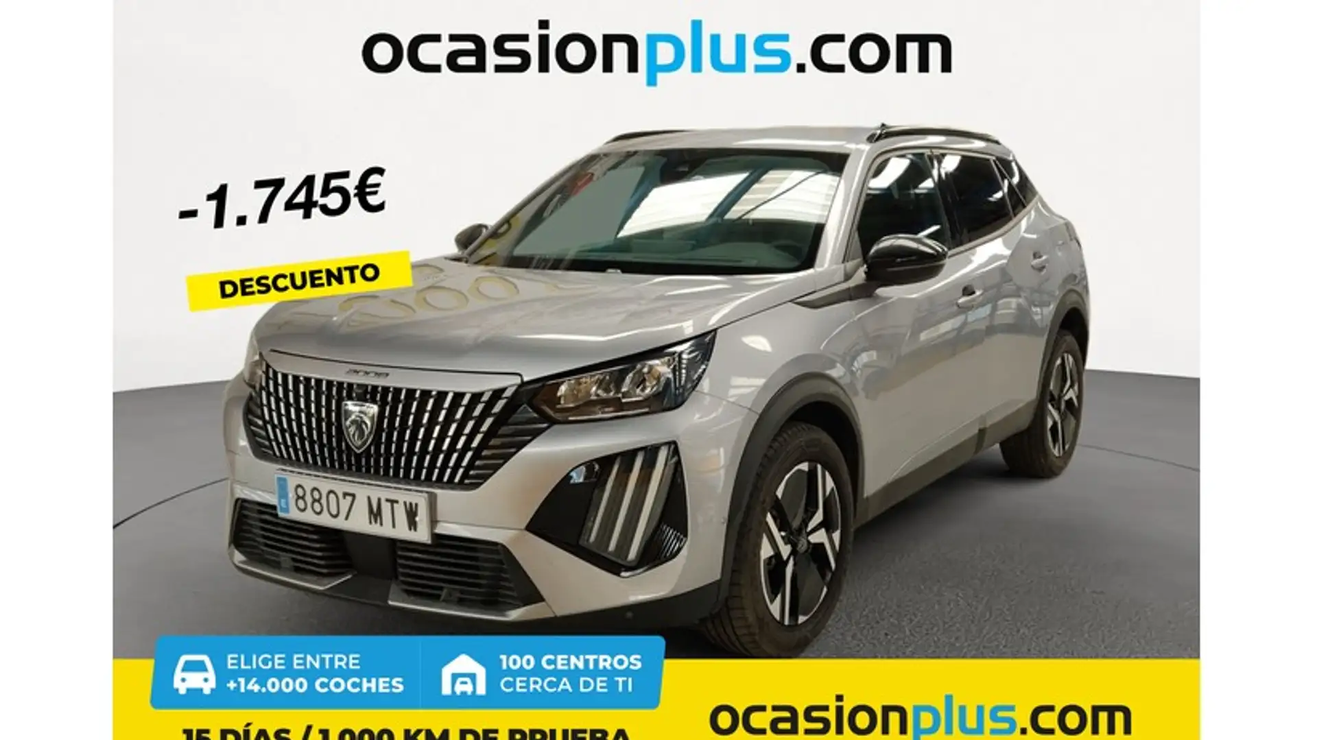 Peugeot 2008 1.2 PureTech S&S Allure 100 Grigio - 1