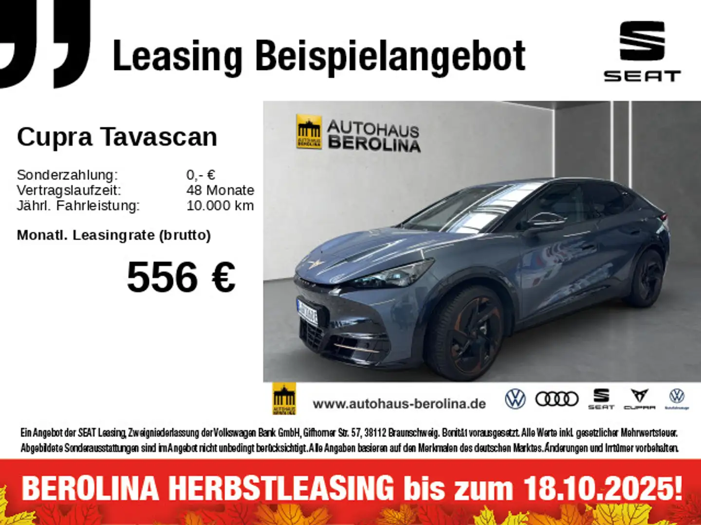 CUPRA Tavascan Endurance *MATRIX*Glasdach*HuD*R-CAM* Blauw - 1