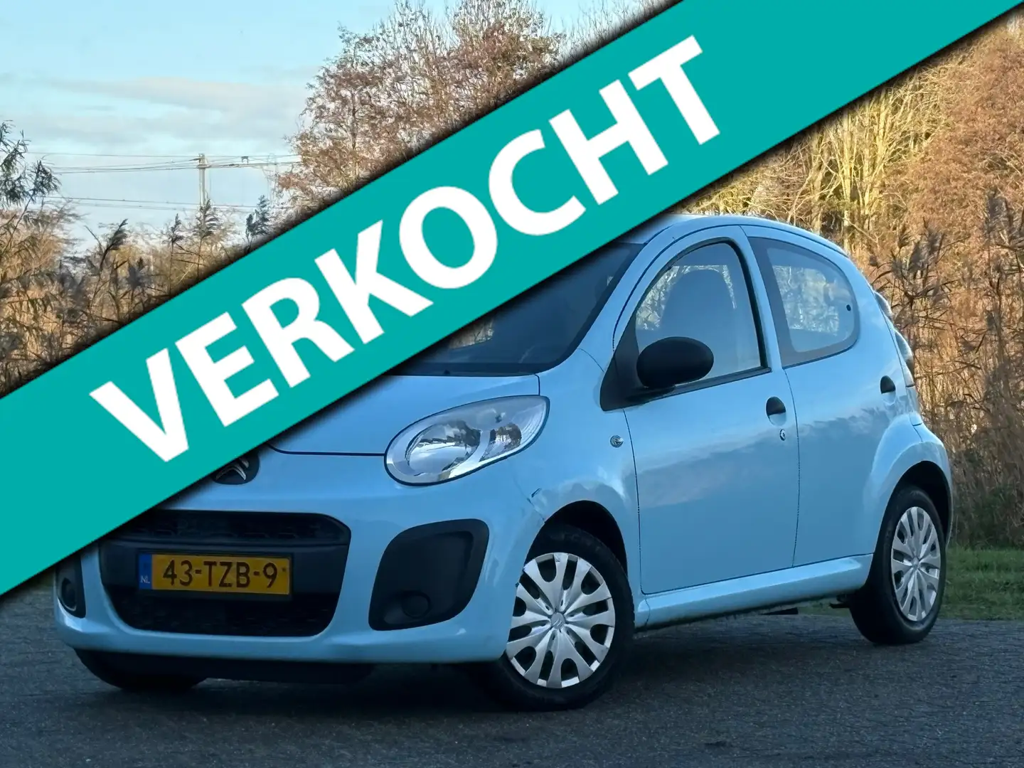 Citroen C1 1.0 Attraction - Bleu Botticelli - Airco/Audio en Blauw - 1