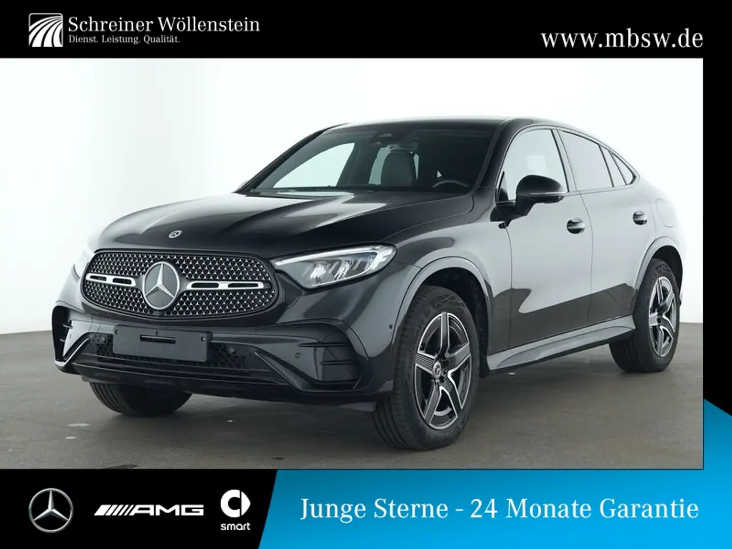 Mercedes-Benz GLC 300 e 4M Coupé Edition-AMG*Night*AHK*Bur*DIS Schwarz - 1