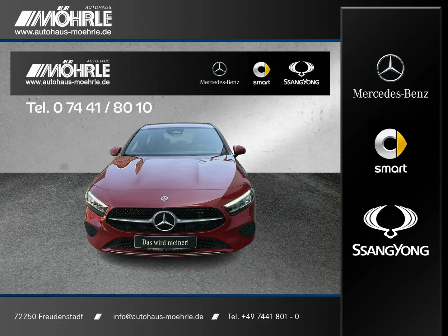 Mercedes-Benz A 200 A 200 Progressive Line Advanced AHK Winterpaket Rot - 1