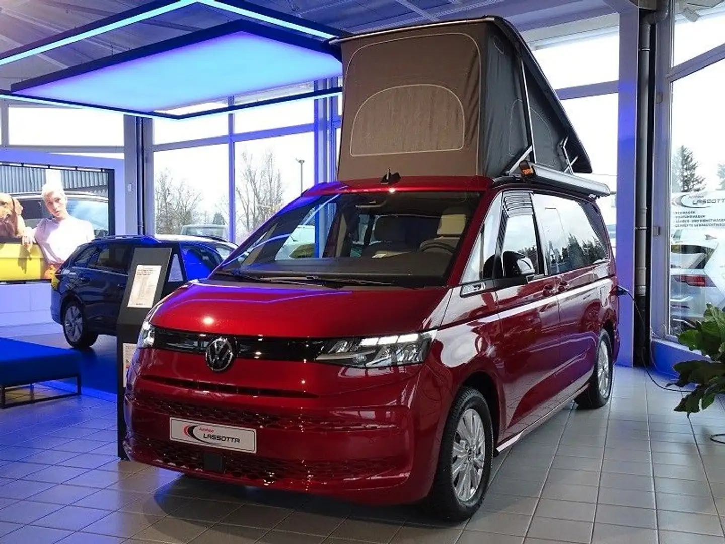 Volkswagen T7 California 2.0 TDI DSG Beach Camper ( Lang ) Piros - 1