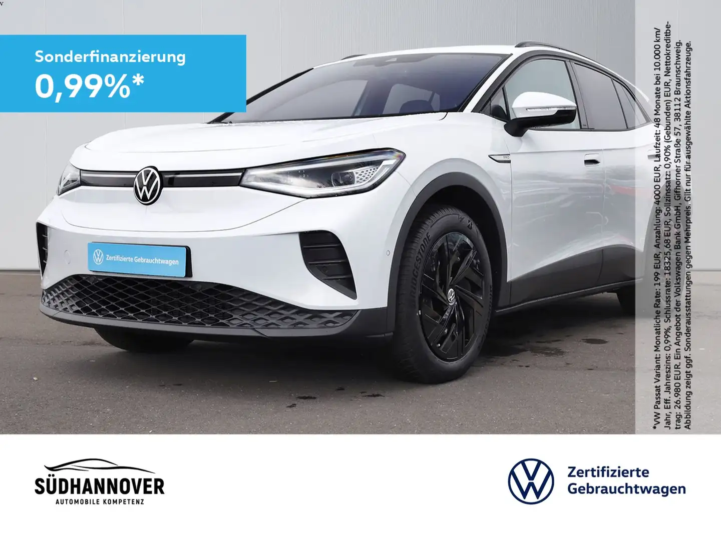 Volkswagen ID.4 Pro Performance NAVI+LED+SHZ+PDC+KAMERA+GRA Weiß - 1