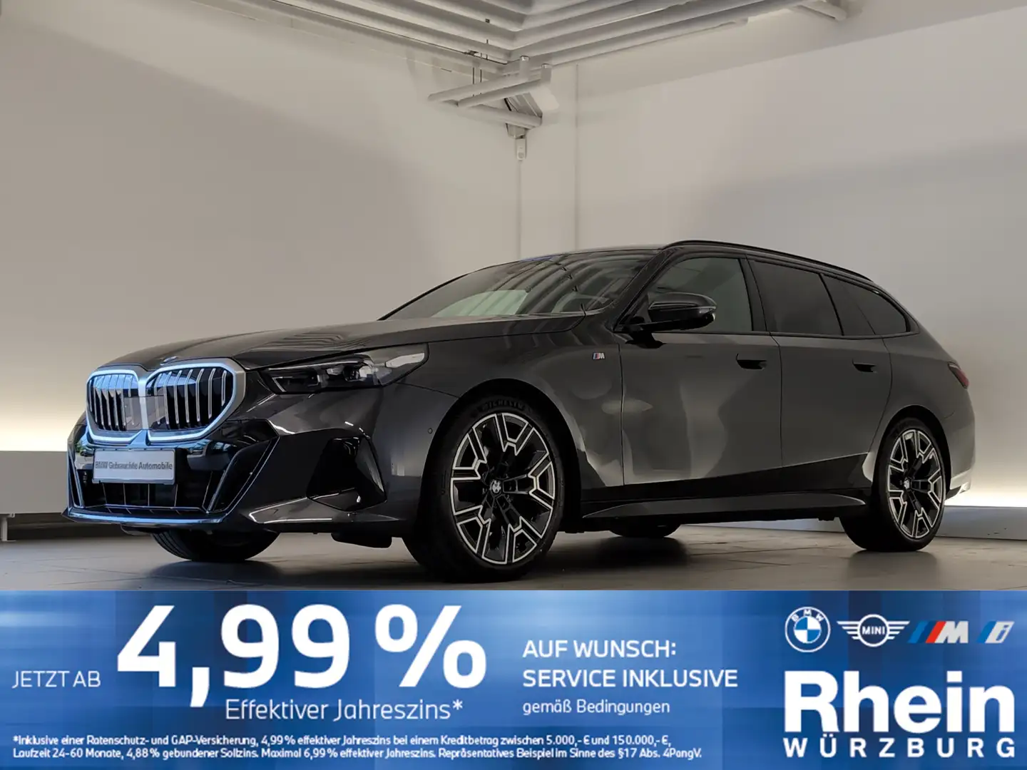 BMW 520 d Touring M Sportpaket LED/DAB/SHZ Gris - 1