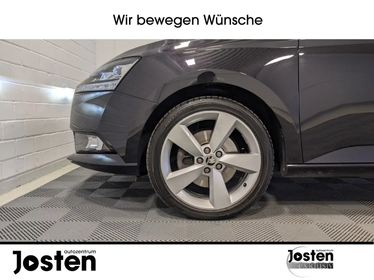 Skoda Fabia Style 1.0 TSI NAVI LED PDC vo+hi SITZHZG Zwart - 2