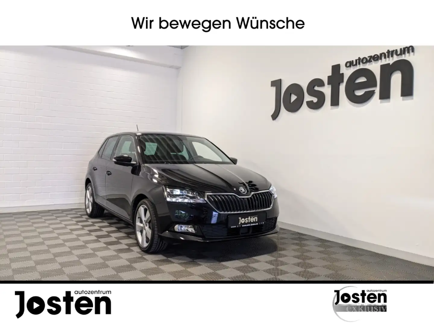 Skoda Fabia Style 1.0 TSI NAVI LED PDC vo+hi SITZHZG Zwart - 1