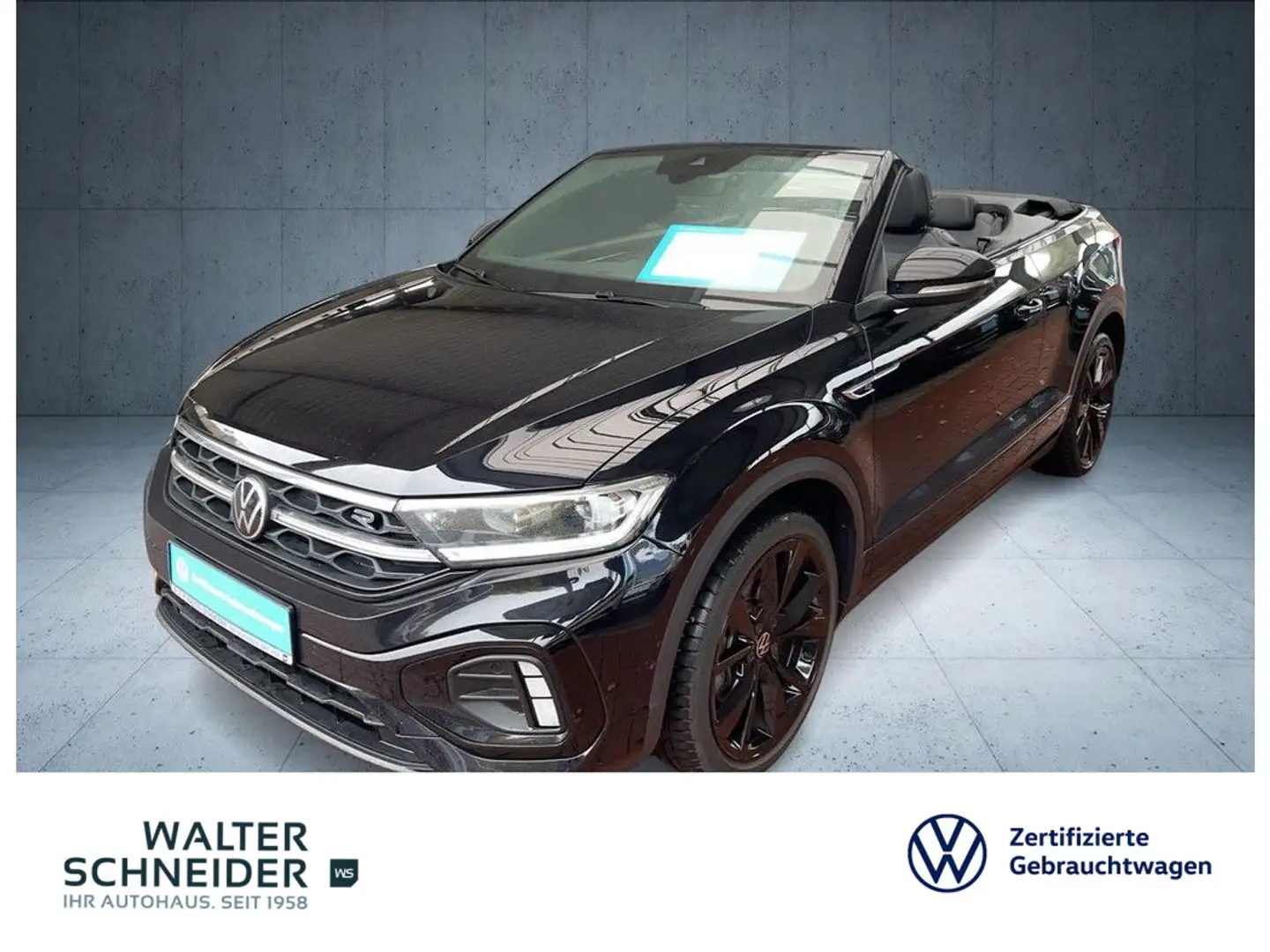 Volkswagen T-Roc 1.5 l TSI DSG R-Line  Navi,AHK, Schwarz - 1