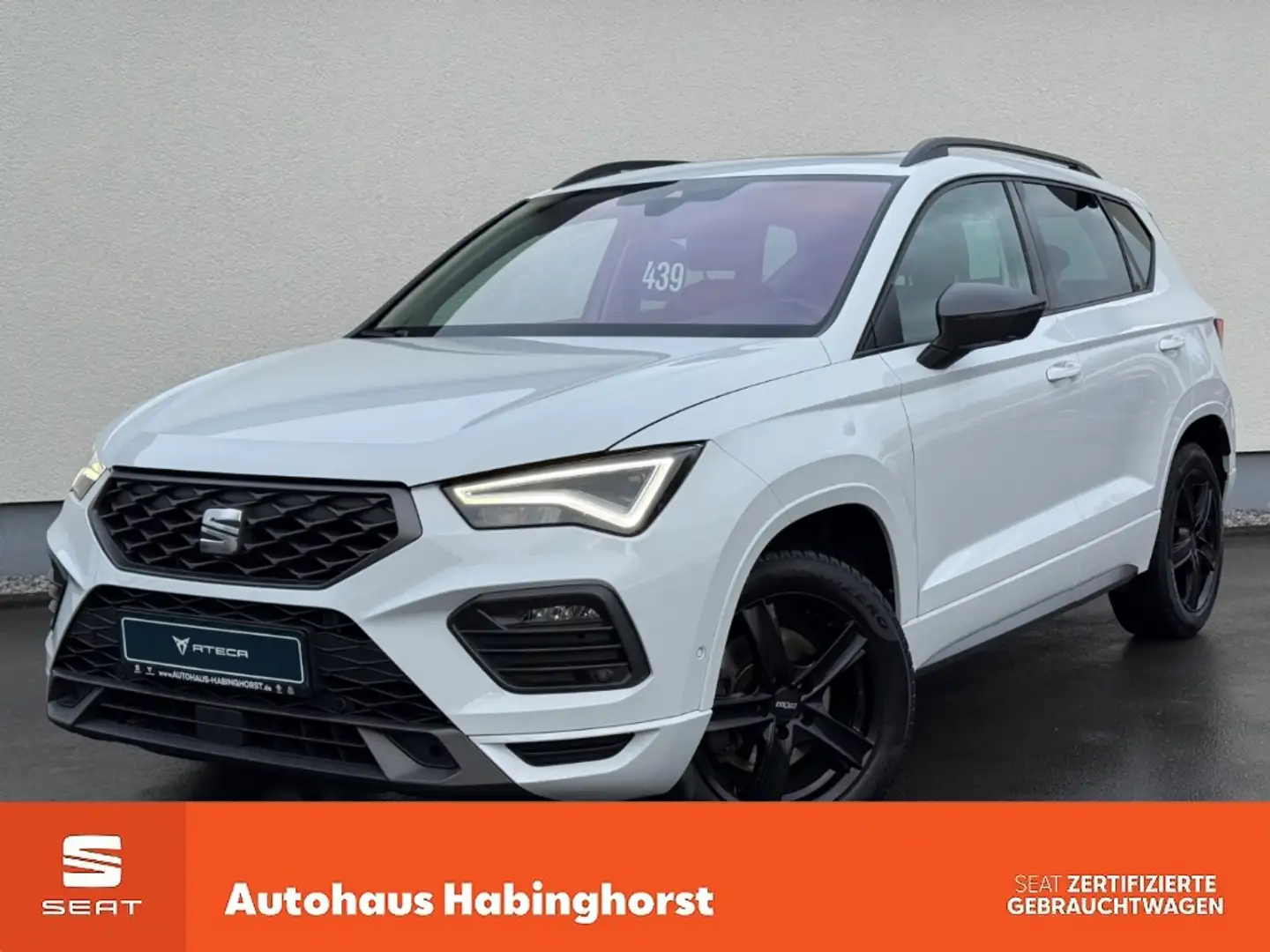 SEAT Ateca 2.0 TSI DSG 4Drive FR Ahk Pano DCC Shz FullLink Al Weiß - 1