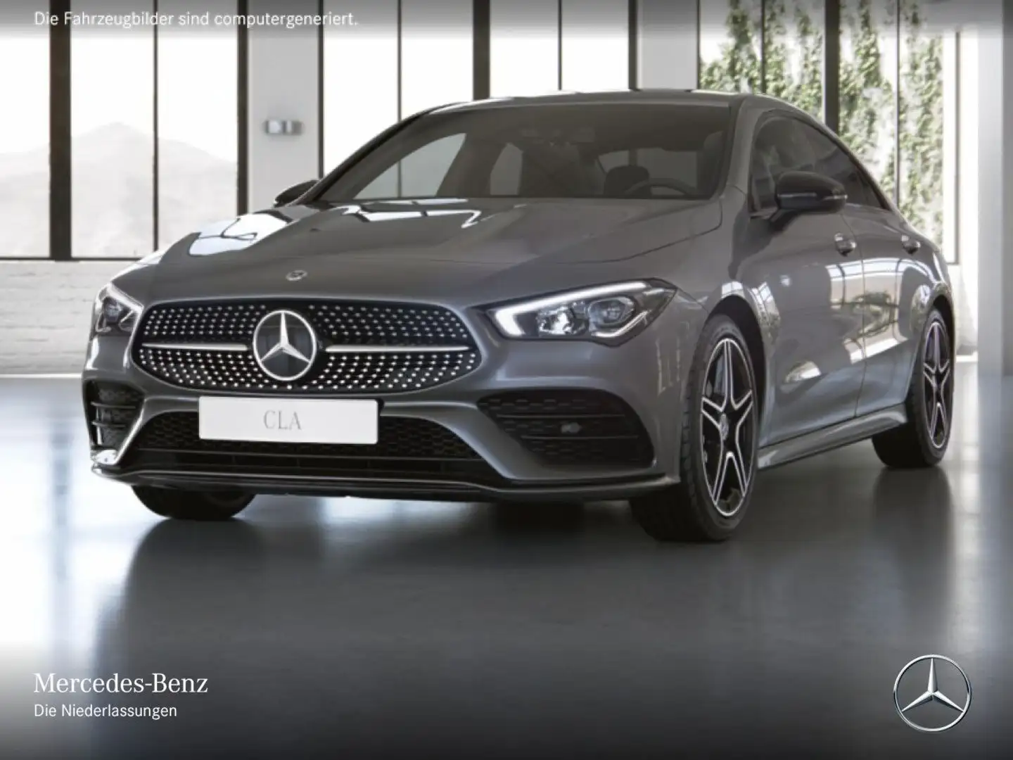 Mercedes-Benz CLA 200 AMG+NIGHT+LED+KAMERA+TOTW+7G Gris - 2