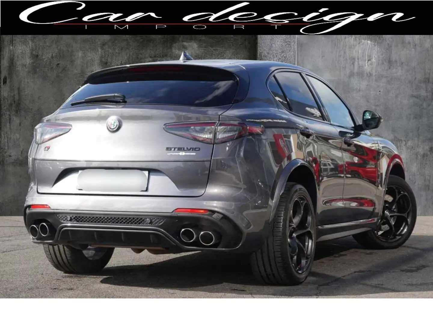 Alfa Romeo Stelvio Stelvio 2.9 V6 - 510 - BVA 2021  Quadrifoglio Q4 P Grigio - 2