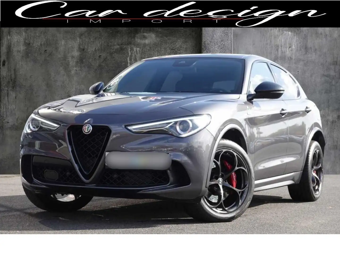 Alfa Romeo Stelvio Stelvio 2.9 V6 - 510 - BVA 2021  Quadrifoglio Q4 P Grau - 1