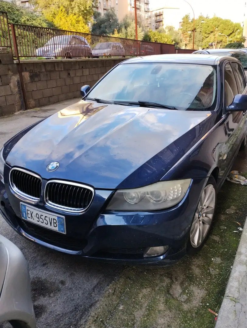 BMW 320 Serie 3 E91 Touring 320d Touring Msport 184cv Blu/Azzurro - 1