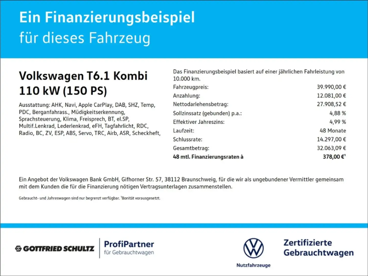 Volkswagen T6.1 Kombi LR 2.0 TDI DSG Anhängekupplung Weiß - 2