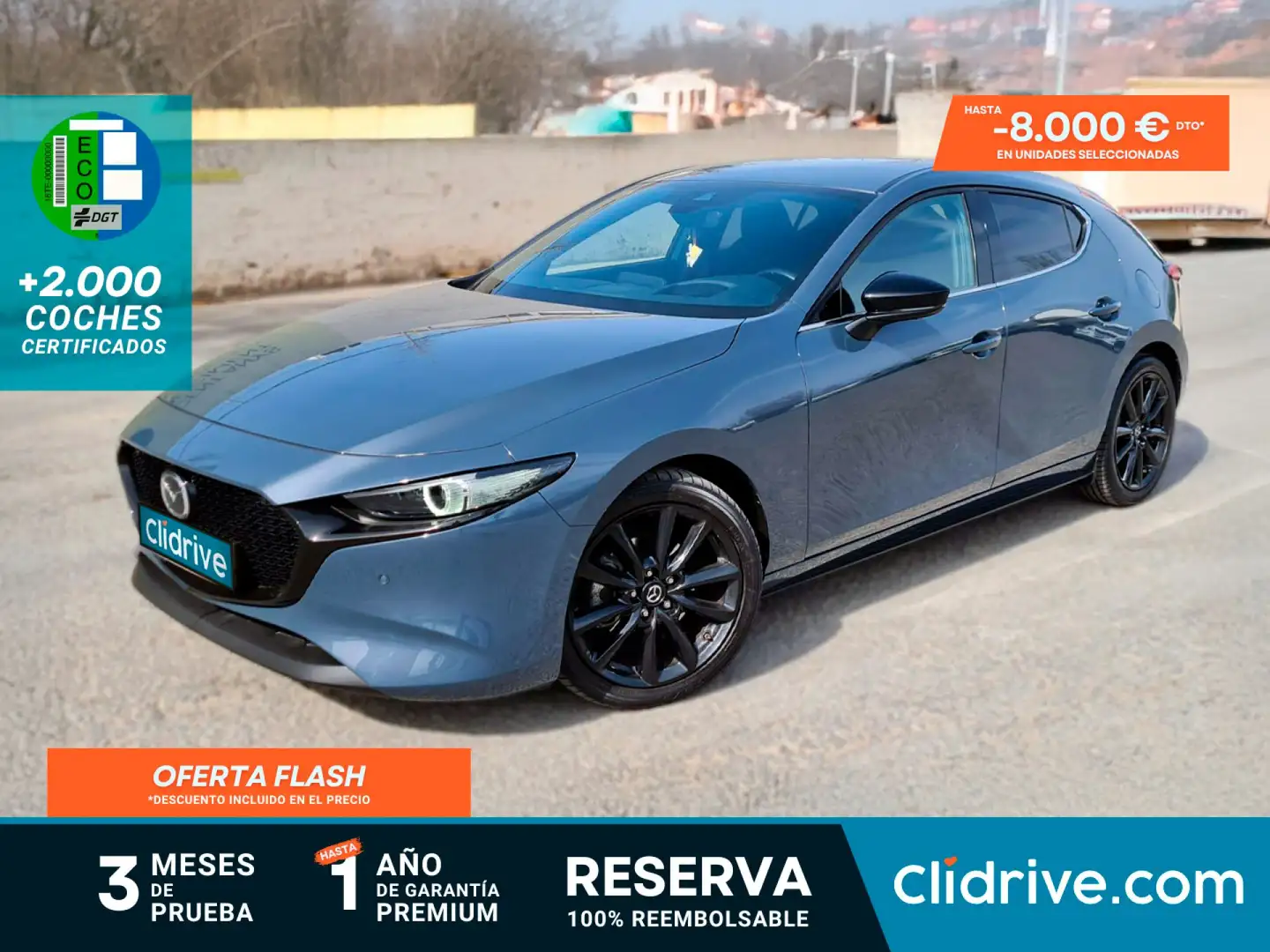 Mazda 3 2.0 e-Skyactiv-X Zenith Safety Aut. 137kW Azul - 1
