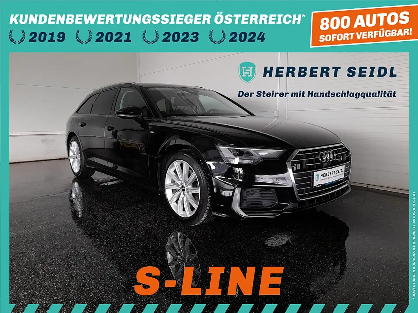 Audi A6 Avant  S-LINE 40 TDI S-tr *19 ZOLL / LED MIT FE... Schwarz - 1