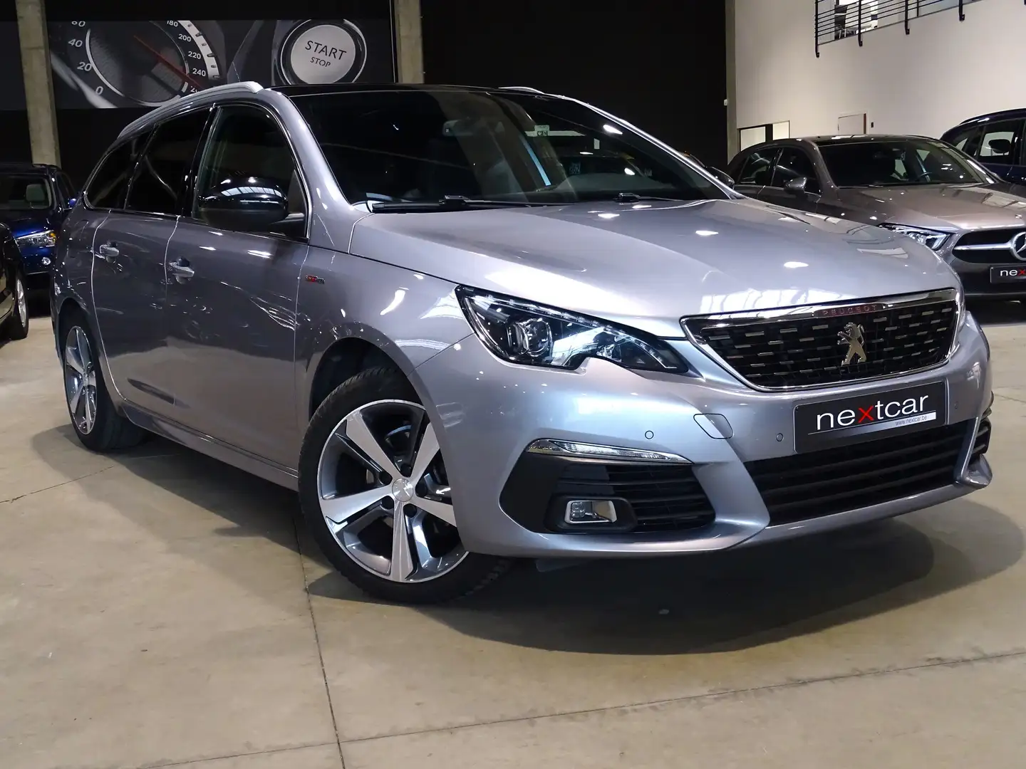 Peugeot 308 1.5BlueHDi GT Pack EAT8 PANO-CUIR-NAVI-LED-CAMERA Gri - 2