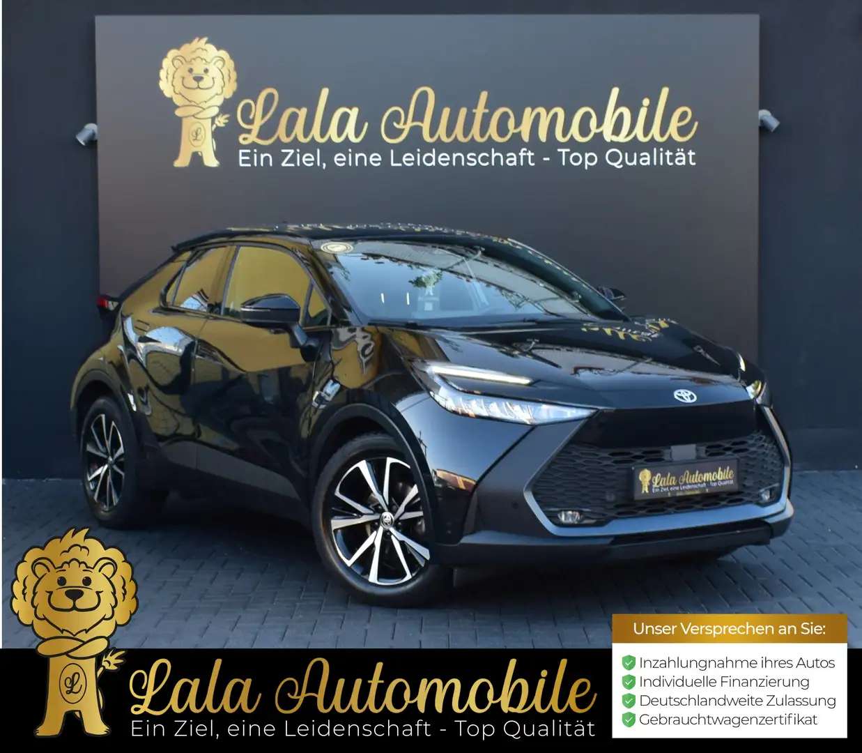 Toyota C-HR 1.8 Hybrid TEMPOMAT KLIMA ALU NAVI 53.000KM Schwarz - 1