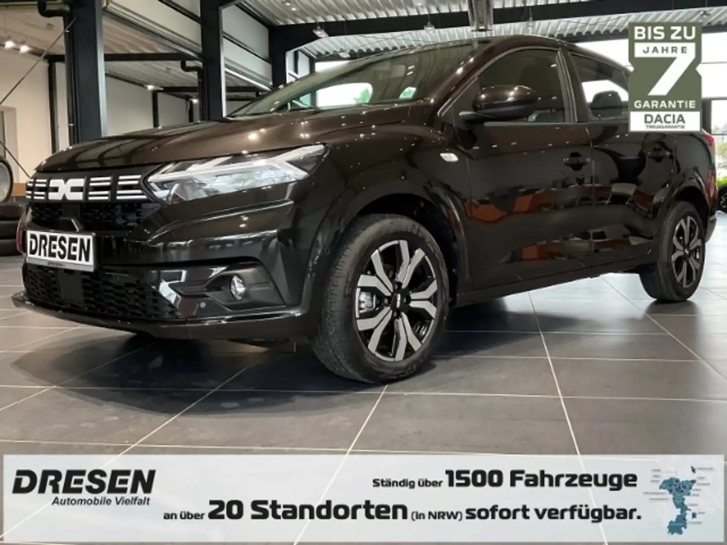 Dacia Logan Black Edition TCe 90 CVT PDC v+h LED RÜCKFAHRKAMER Fekete - 1
