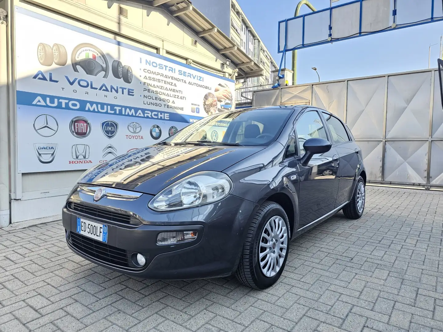 Fiat Punto Evo Punto Evo 1.2 5 porte Dynamic Grigio - 2
