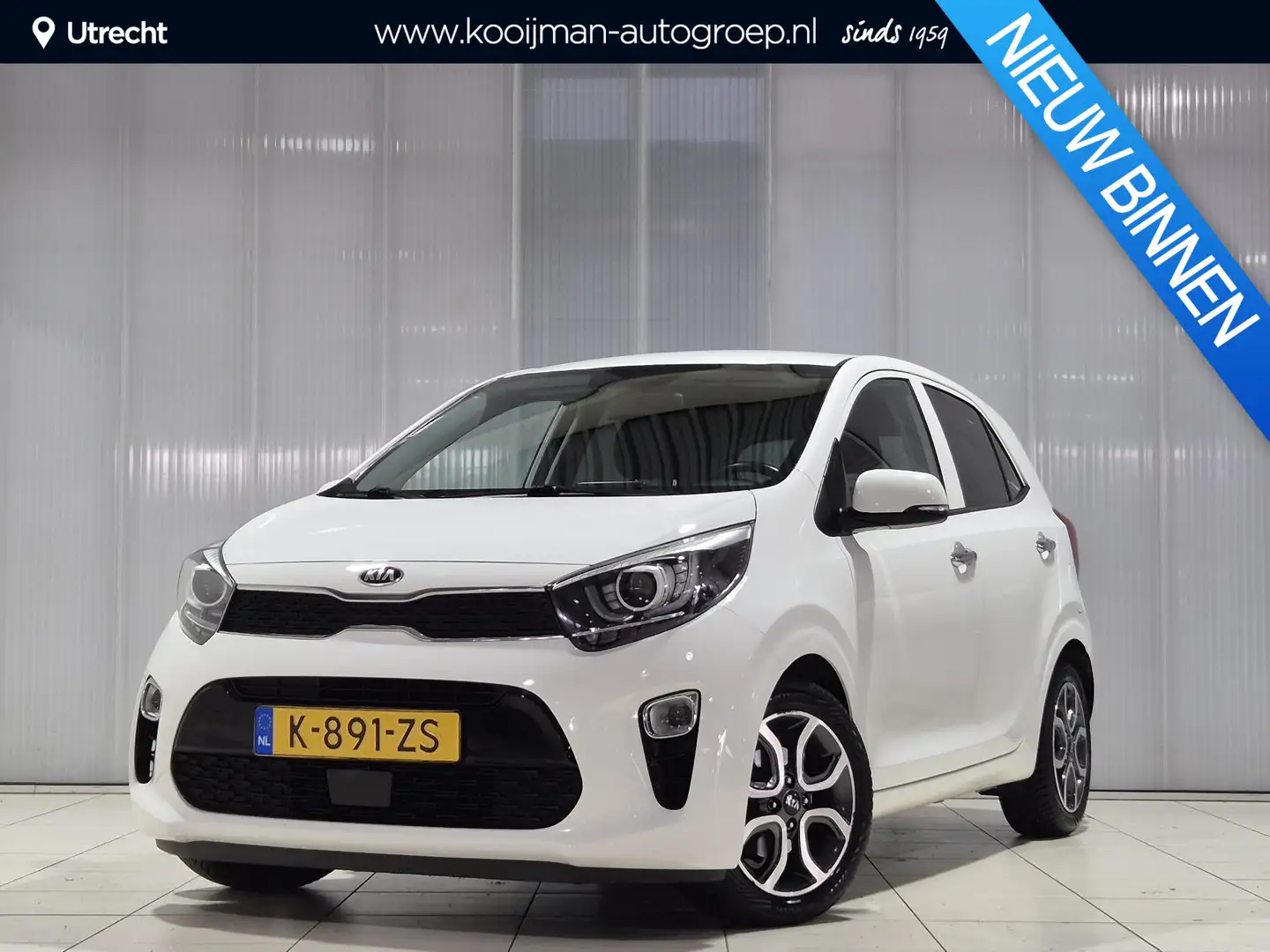 Kia Picanto 1.0 DPi DynamicPlusLine AUTOMAAT, Apple Carplay/An Blanc - 1